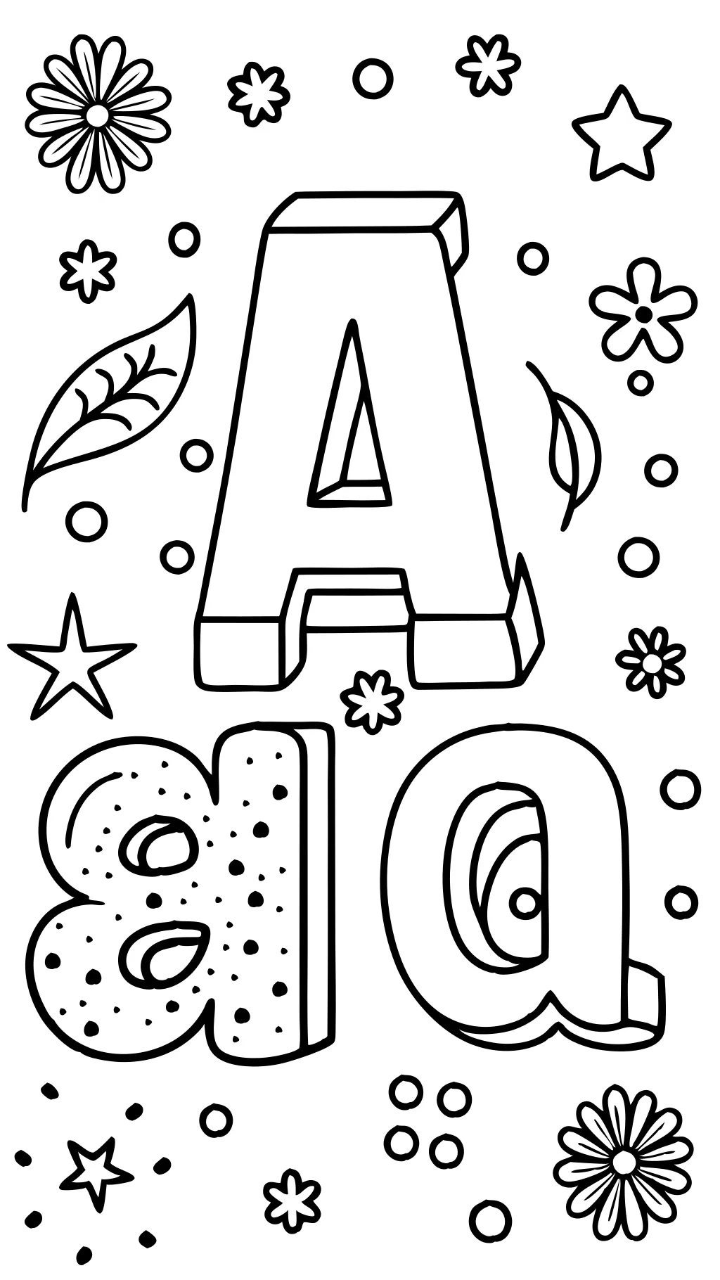 free printable letter coloring pages